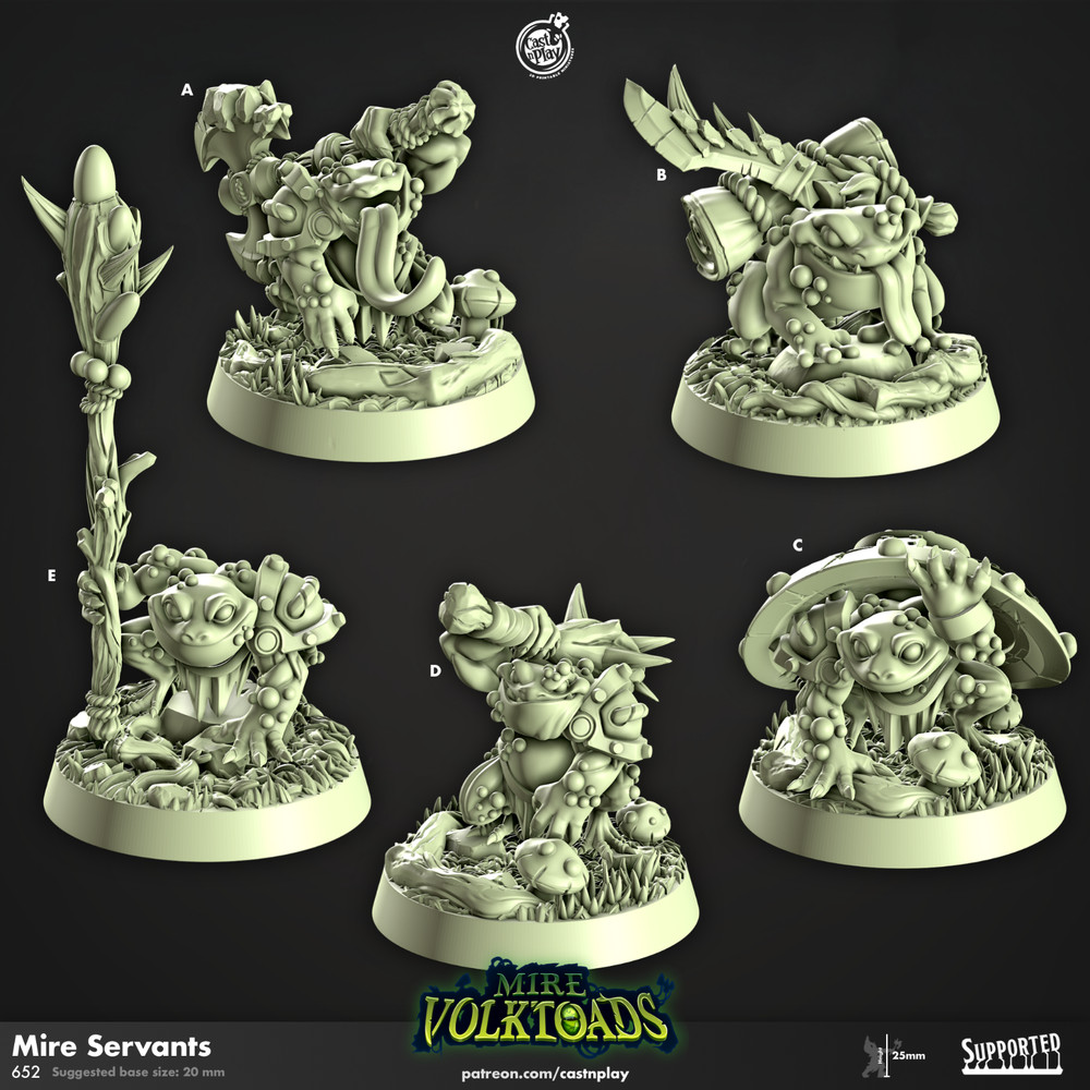 Mire Toad Servants | CastnPlay |