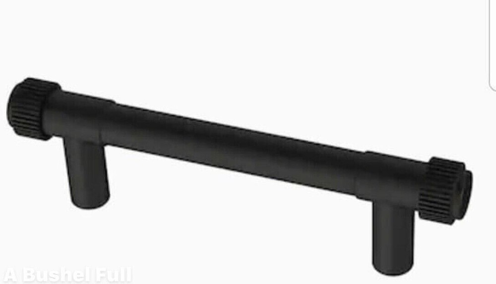 (12 Pack) 3" Casual Coined Pull Flat Black