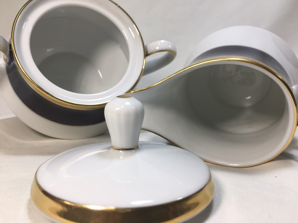 Noritake 'Valhalla' Covered SUGAR BOWL & CREAMER Set
