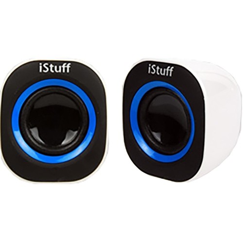 iStuff E2 Computer Speakers - White