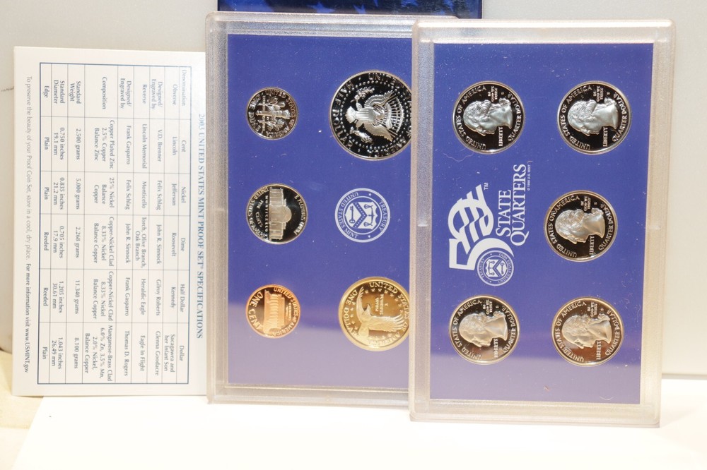 2003 Clad Proof Set U.S. Mint Original Government Packaging