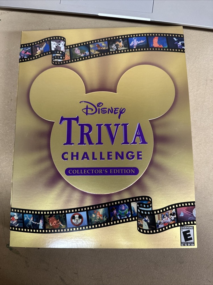 Disney Trivia Challenge Collector's Edition (PC CD-ROM) Ltd Edition Numbered COA
