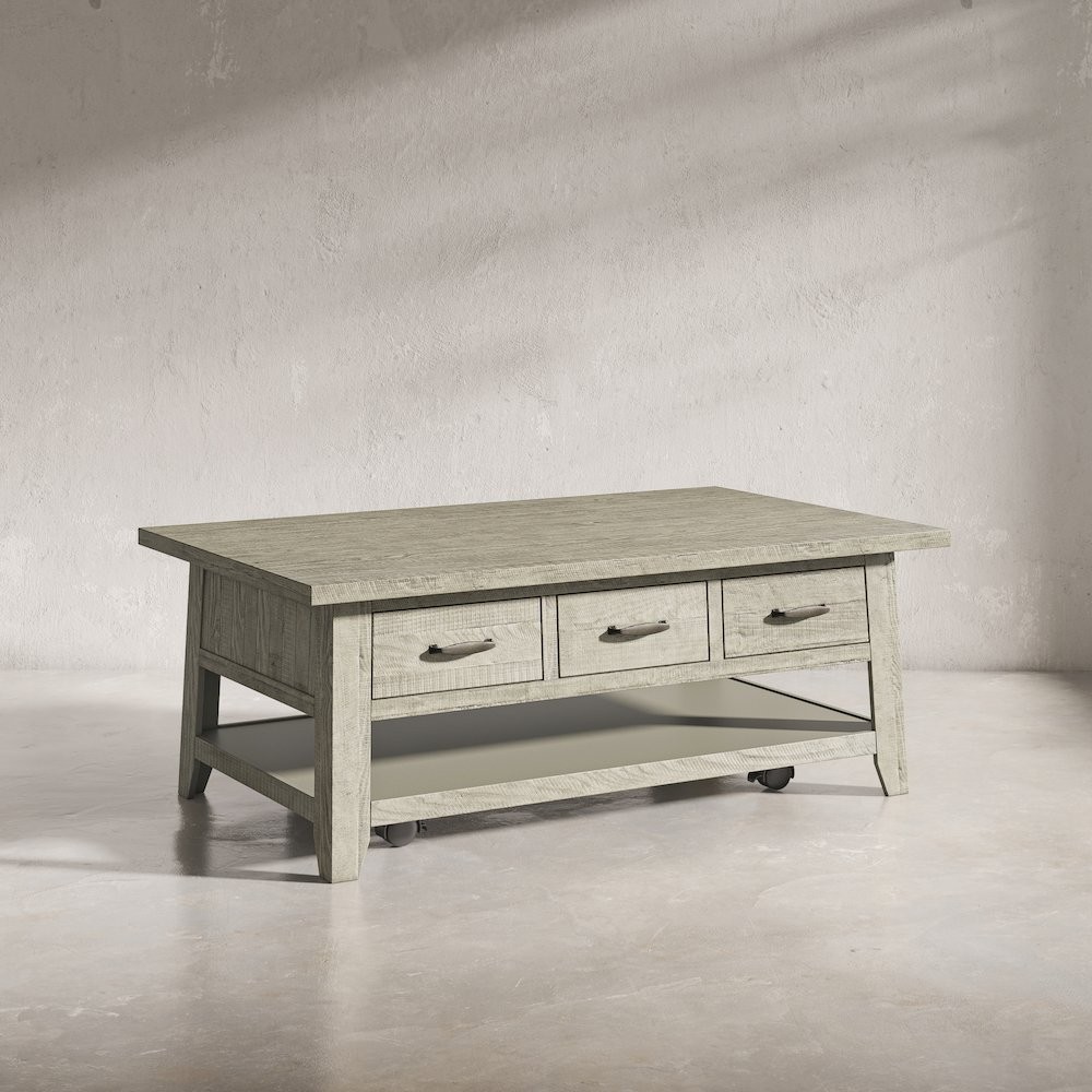 Rustic Farmhouse Solid Wood 50" Coffee Table