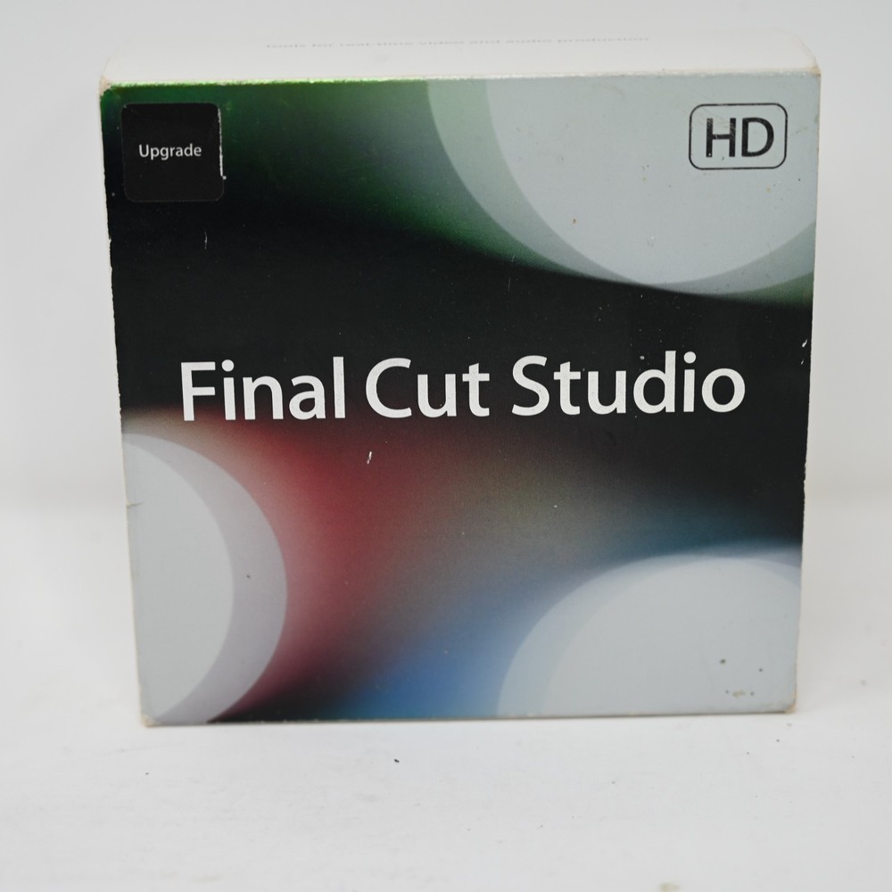 Apple Final Cut Studio HD Upgrade Edition Complete w/ Discs
