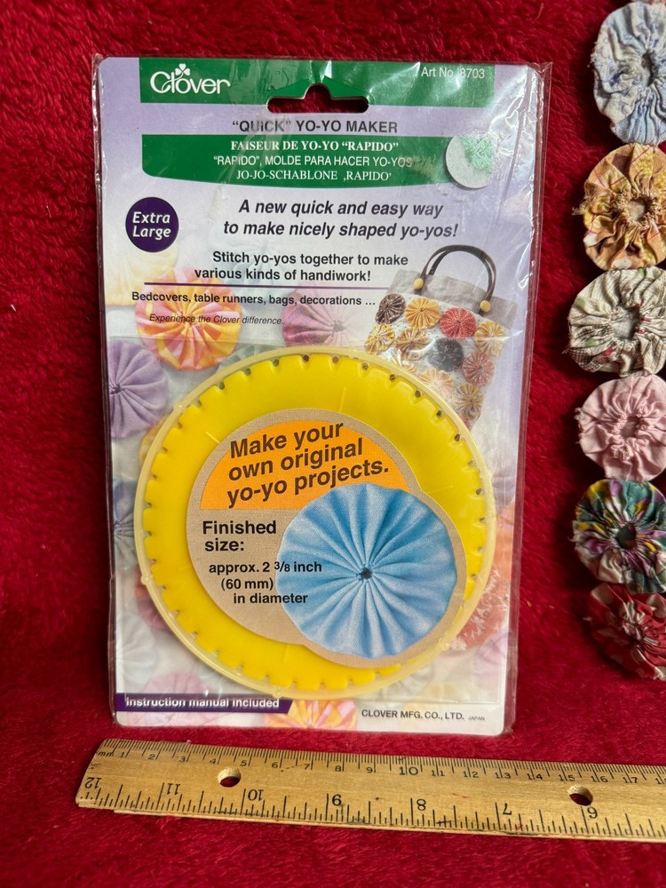 NIP Clover Quick Yo-Yo Maker Extra Large Circle Shape
