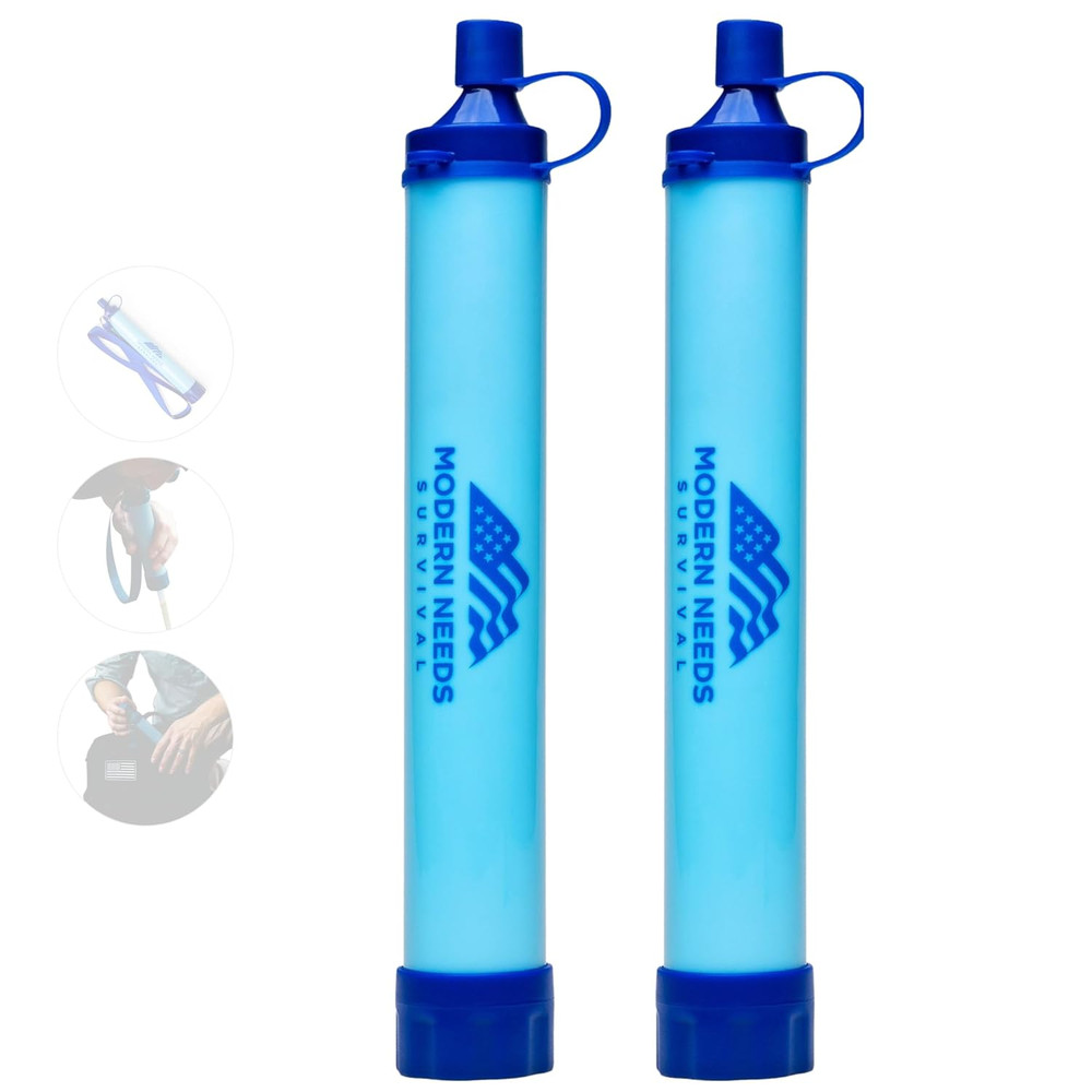 Ready Filter Personal Water Filter Straw | Backpacking Water Filter for Hiking &