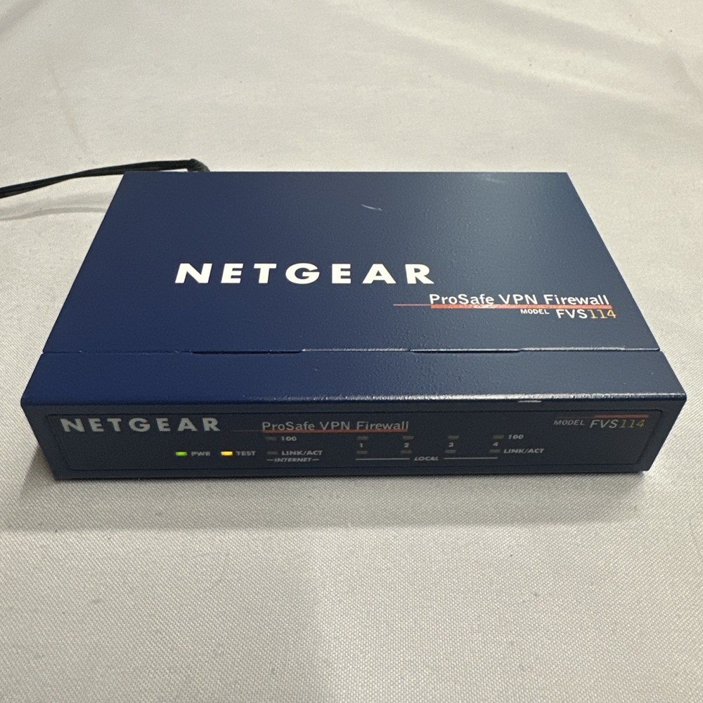 NETGEAR FVS114 ProSafe VPN Firewall Tested