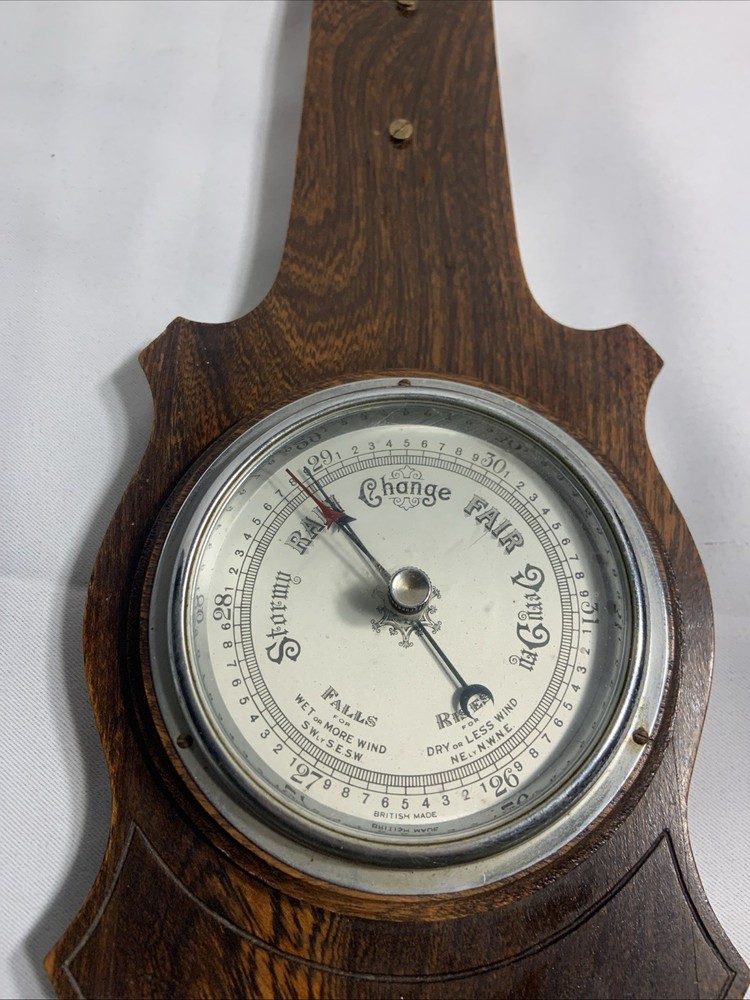 Barometer Vintage Missing Thermometer