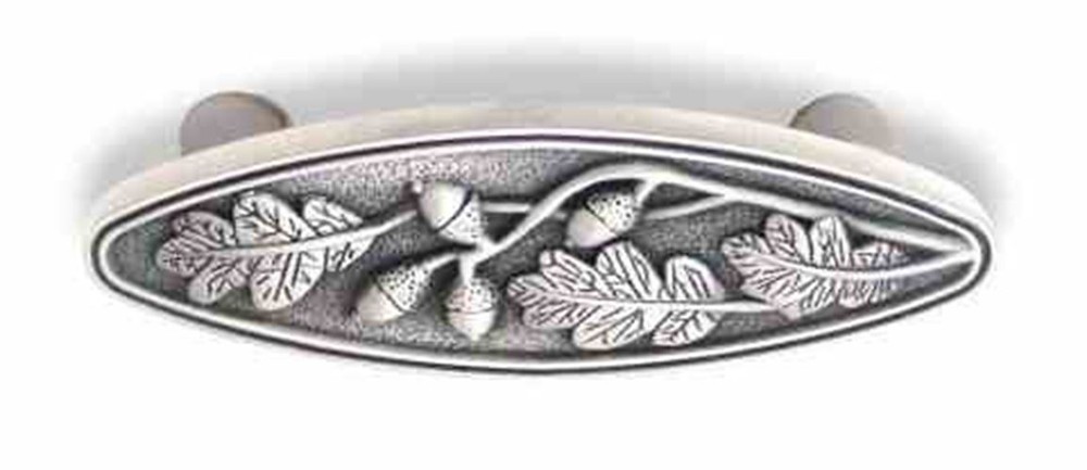 3" Acorn Pull Brushed Satin Pewter