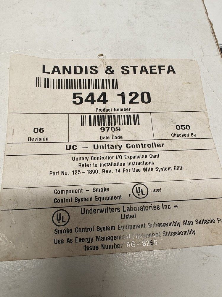 LANDIS GYR  544-120 Unitary Controller I/O Expansion Board