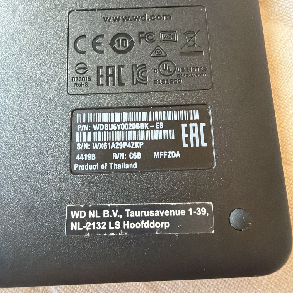 Western Digital 2TB Elements External Hard Drive (USB 3.0)