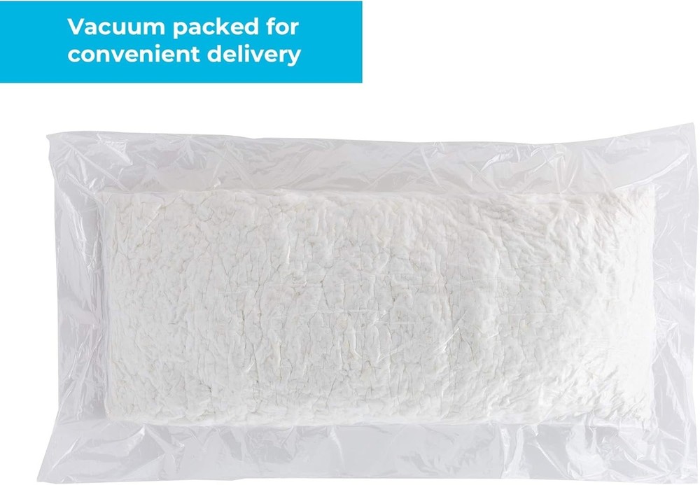 Shredded Memory Foam - All White Craft Foam - Replacement Fill for Pillows, ...