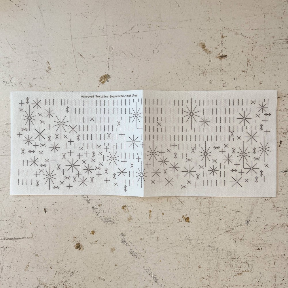 Stars - Minimal Mending + Embellishment Transfer — Visible Mending