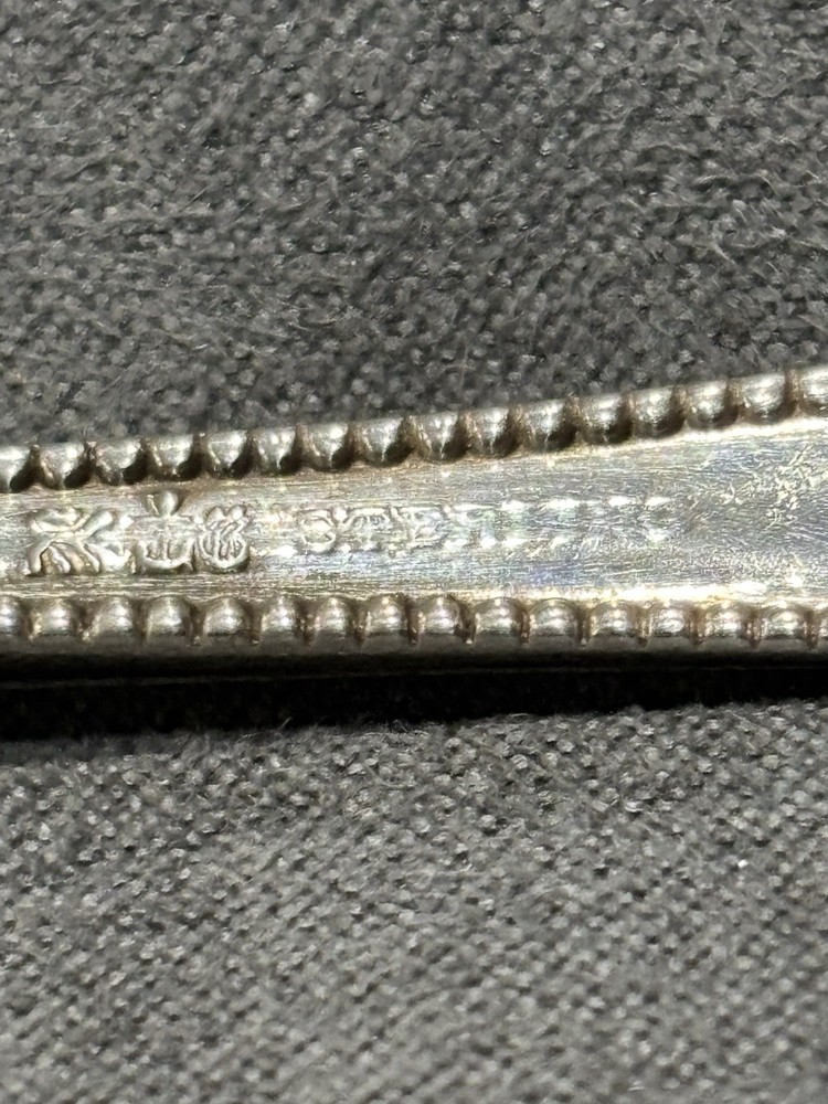 One Gorham Sterling Silver 7" Fork 37.5 Gr. Lancaster W/Mono ML