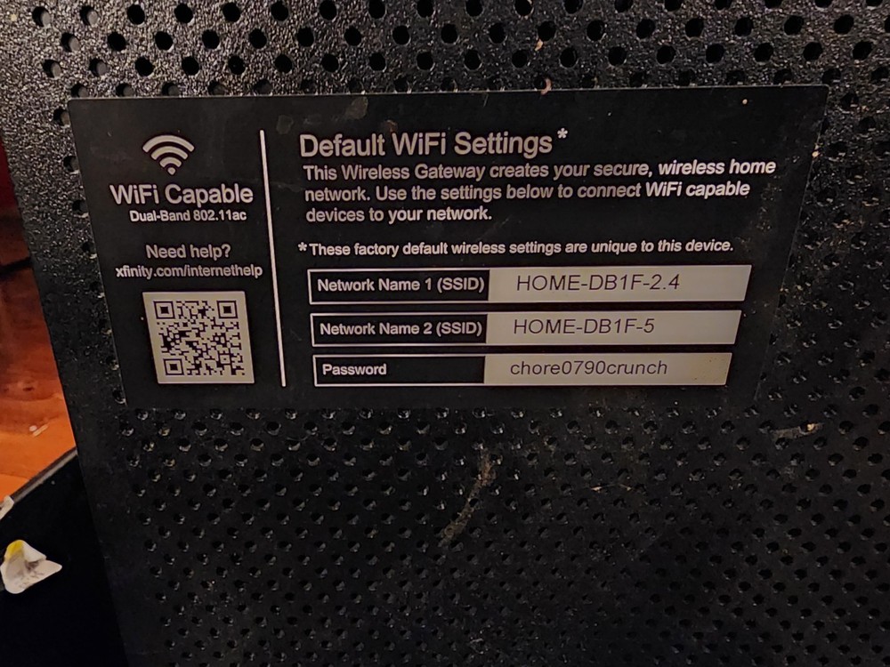 536. Xfinity XB3 Modem/Router (?)