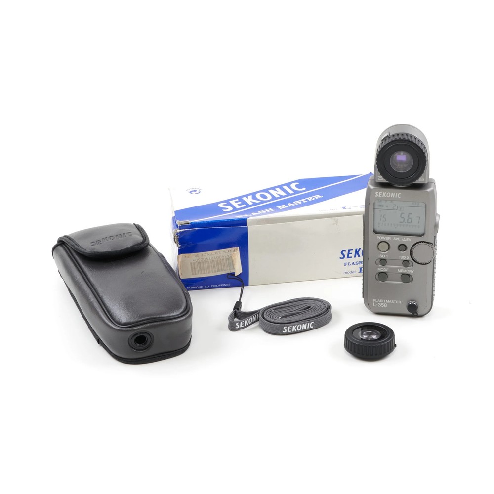 SEKONIC L-358 FLASH MASTER LIGHT METER #5675