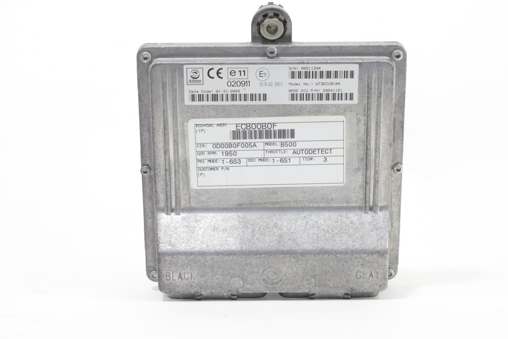 Allison Transmission Control Module TCM ECU | WT3ECU910A | 29541151