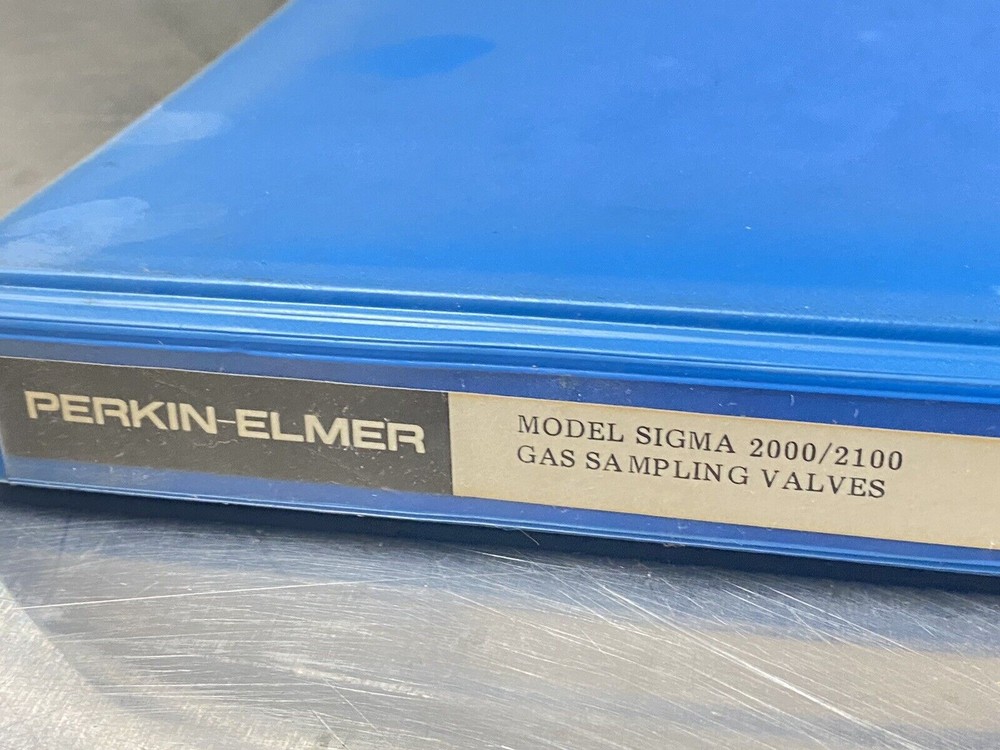 Perkin Elmer PE Sigma 2000/2100 Gas Sampling Valves - Users Guide / Manual