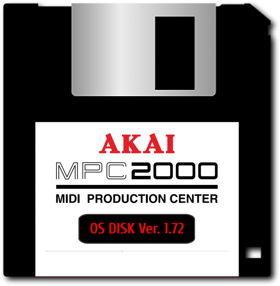 Akai MPC 2000 OS Ver. 1.72 Floppy Disk - MPC2000 Boot Disk