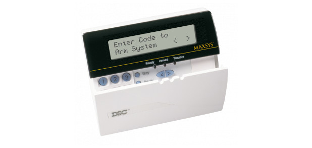 DSC LCD-4501RUS MAXSYS Programmable Message LCD Alarm Keypad New Open Box