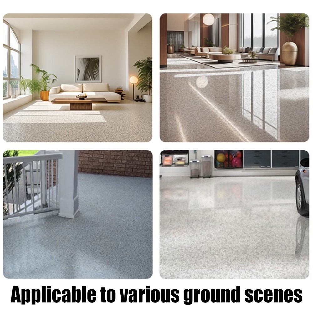 High-Gloss Marble Effect Epoxy Floor Coating, Epoxy Floor Paint ~