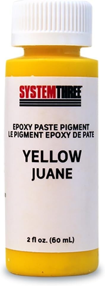 System Three Epoxy Pigment Concentrate, 2 oz Bottle, Yellow