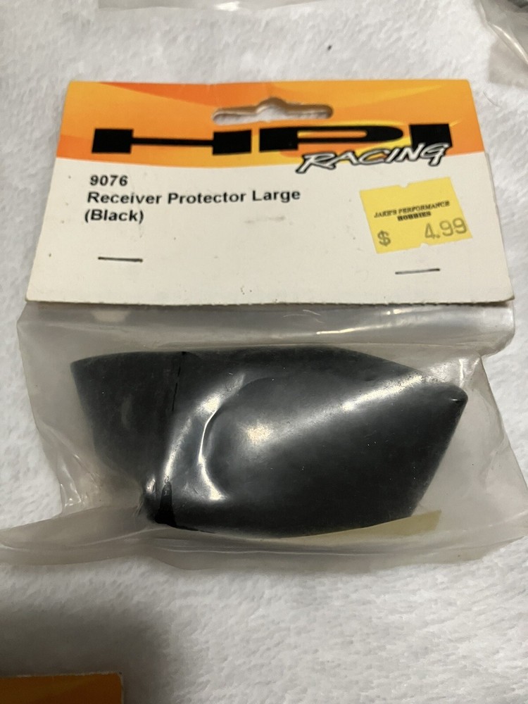 HPI Racing 9076 RECEIVER PROTECTOR LARGE (BLACK)