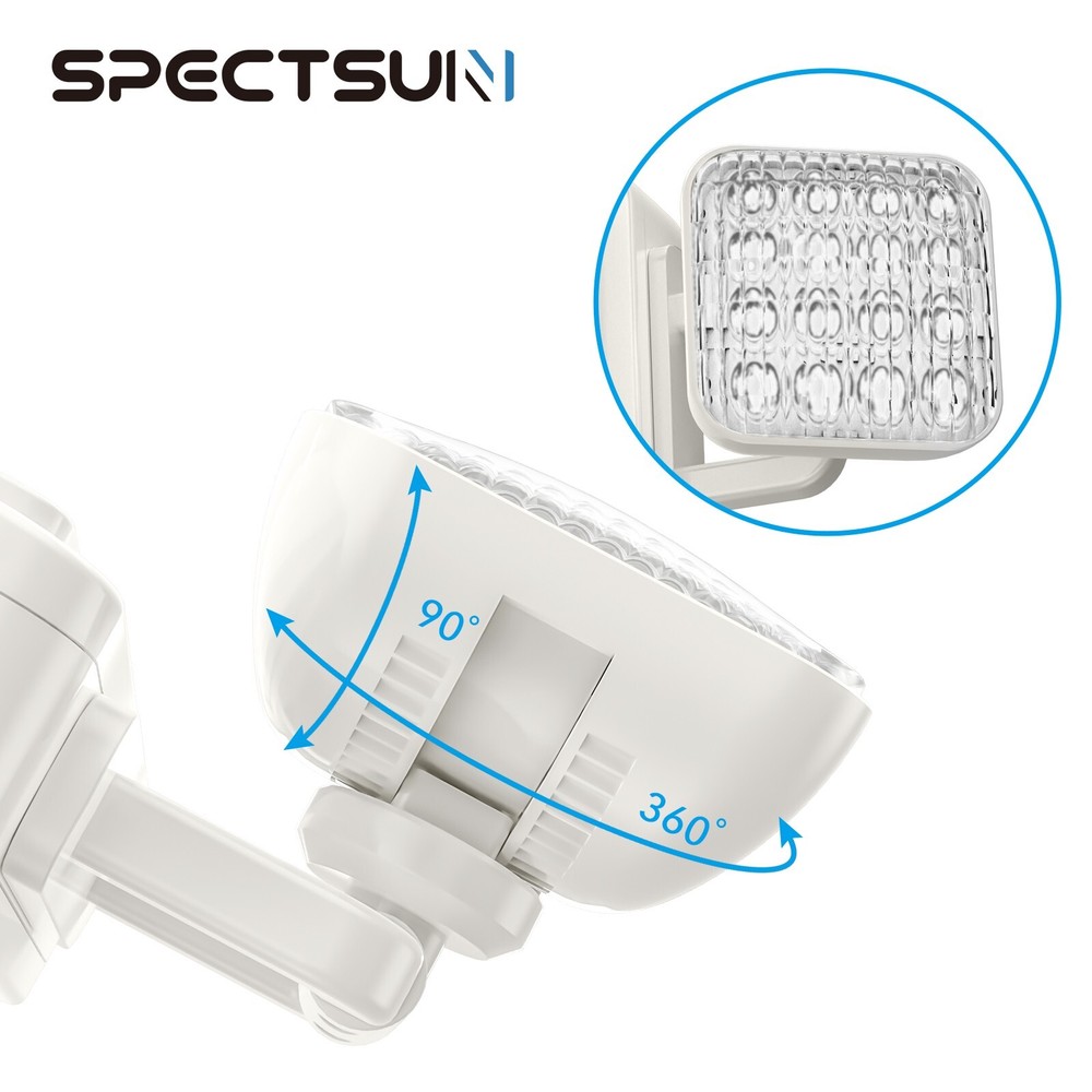 UL Listed- 6 Packs Red Led Exit Signs with Battery Backup For Led Exit Lights.