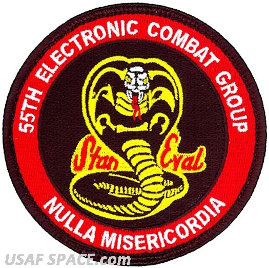 USAF 55th ELECTRONIC COMBAT GROUP -STAN / EVAL-Davis-Monthan AFB- ORIGINAL PATCH