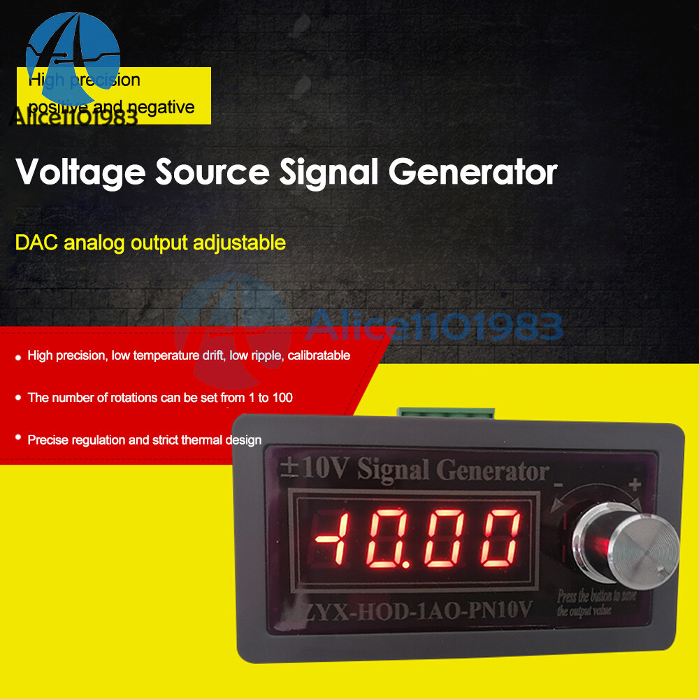 DC 0-3.3V/0-10V/±10V Adjustable Signal Source Voltage Generator Transmitter