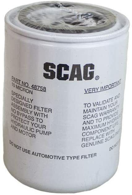 SCAG Genuine OEM Hydro Filter 48758
