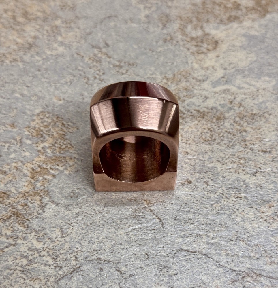 Copper Strider Signet Slugger Ring