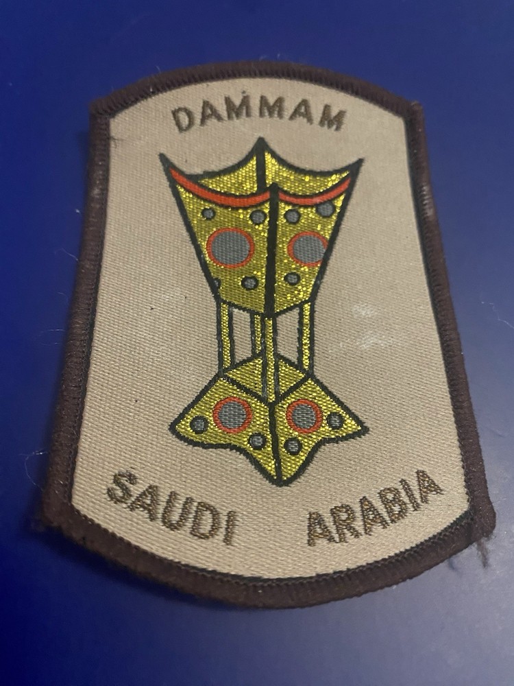 VTG DAMMAM Saudi Arabia Woven Sew On Patch