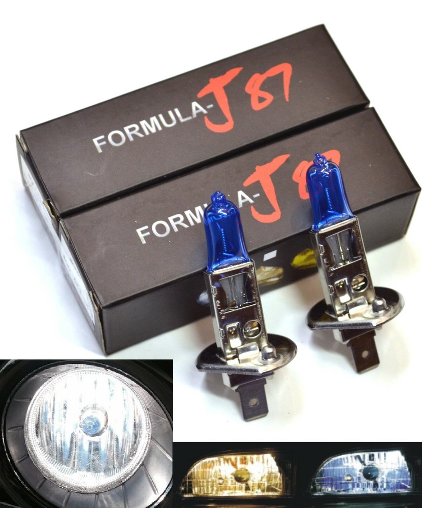 Halogen H1 100W 5000K White Two Bulbs Head Light High Beam Replace High Wattage