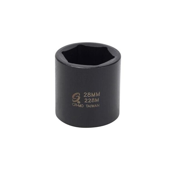 Sunex 228M 1/2" Drive 6 Point 28mm Impact Socket