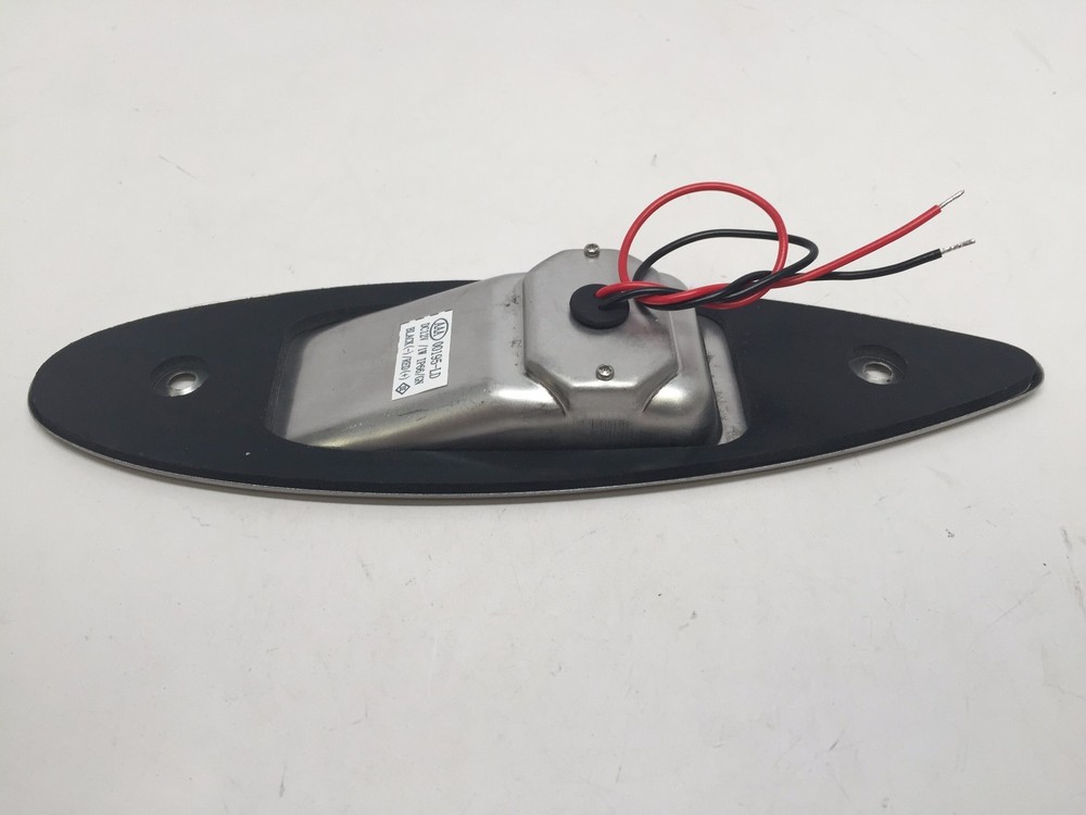 Marine Boat Navigation Pair LED Side Tear Drop Lights SS Vertical Mount 12V