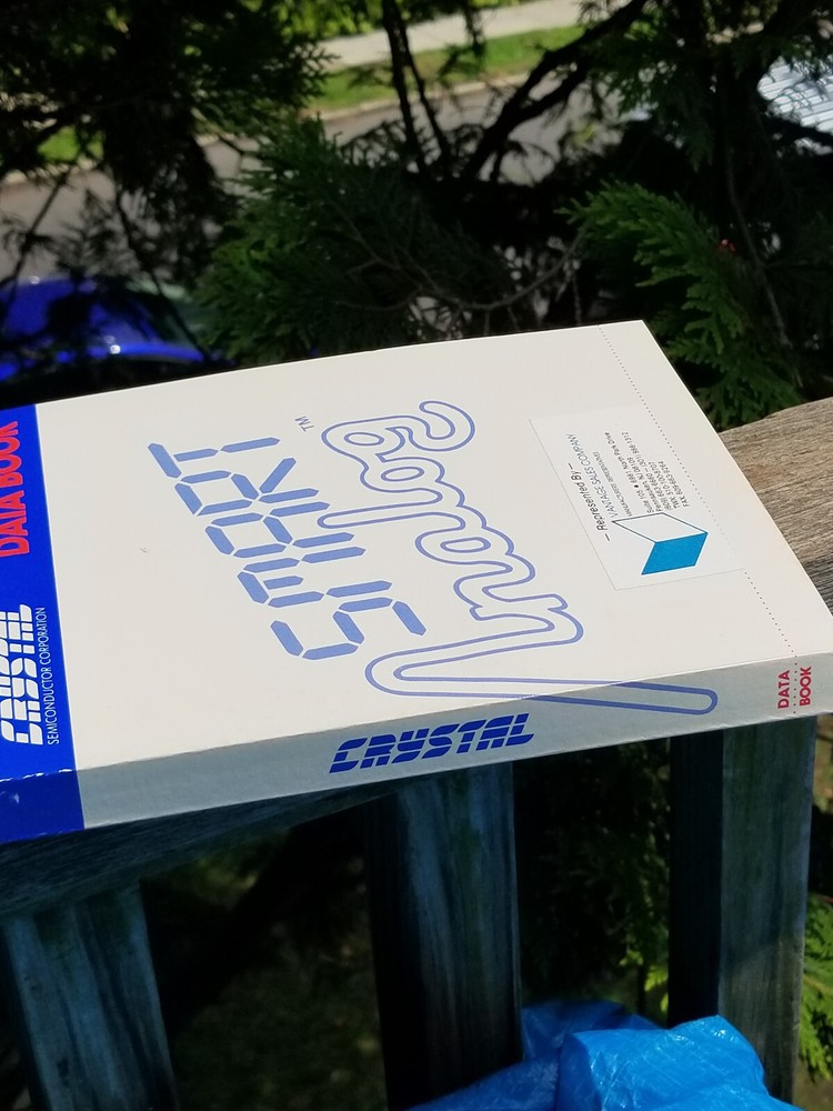 VINTAGE ELECTRONIC BOOK CRYSTAL SEMICONDUCTOR DATA SMART CATALOG 1988
