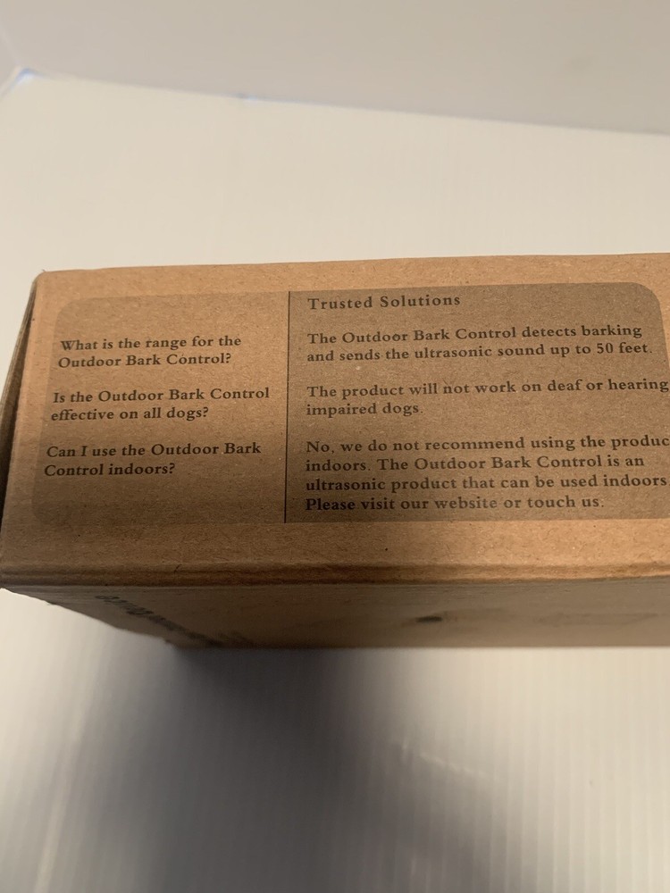 Sonic Outdoor Dog Bark Control Device: