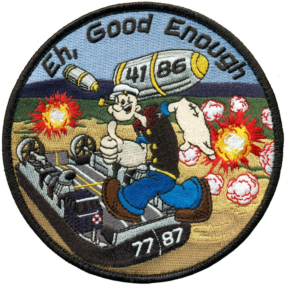 USN ASSAULT CRAFT UNIT 4 (ACU-4) LCAC 77/87 - PATCH