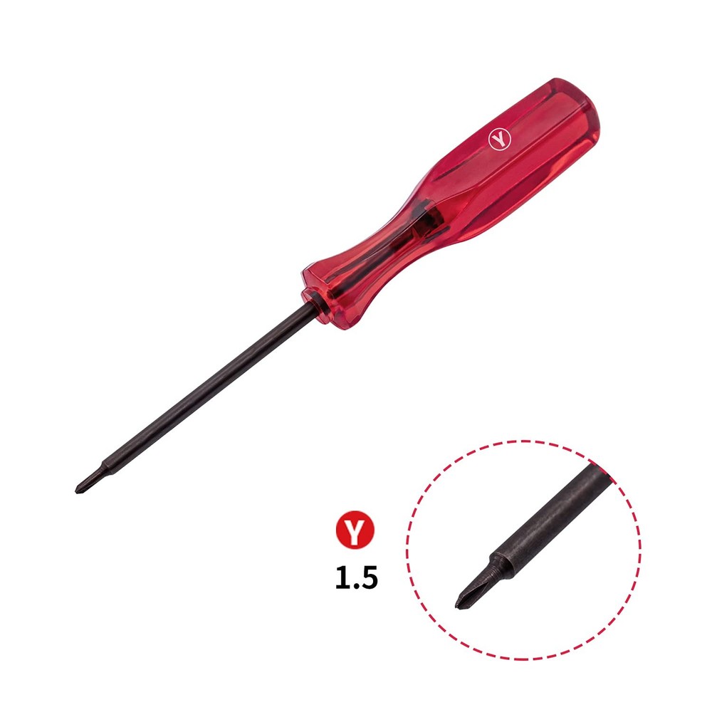 Mcbazel Tri-Wing & Screwdriver Set for N-Switch/Switch 2/Switch OLED GBA Red