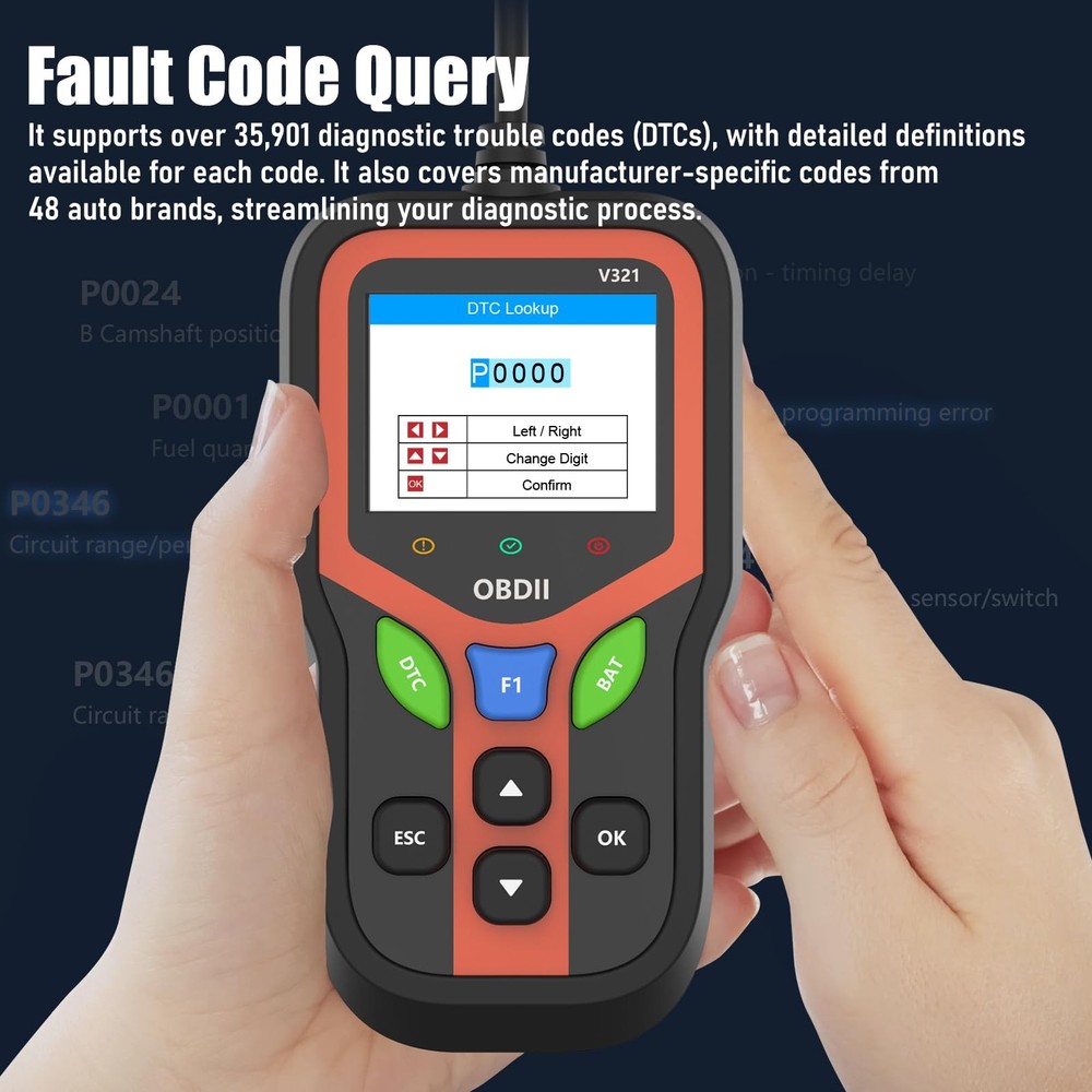 🔥SALE OBD2 Car Scanner Diagnostic Tool Code Reader Battery EVAP O2 Sensor Test