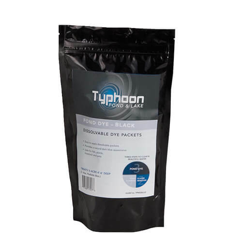 Atlantic Typhoon Black Pond Dye (x2) 4 oz Dissolvable Packets, TPWDBLK2