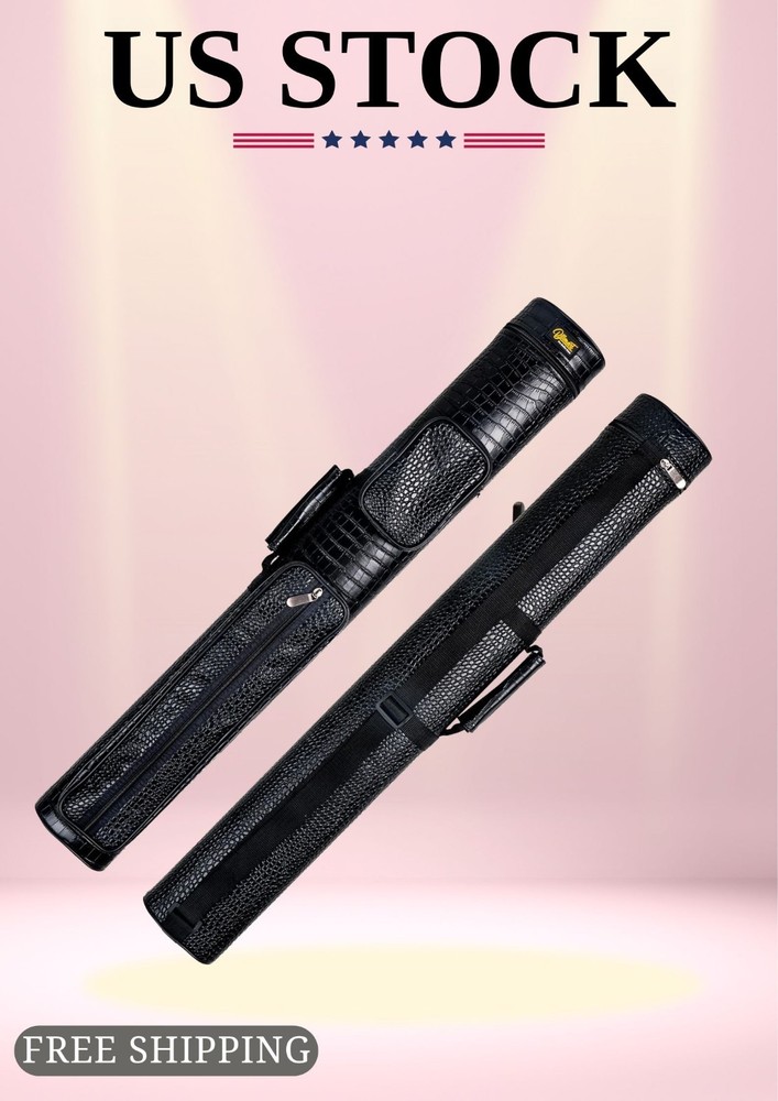 2x3 Hard Pool Cue Case Billiard Stick Carrying Case
