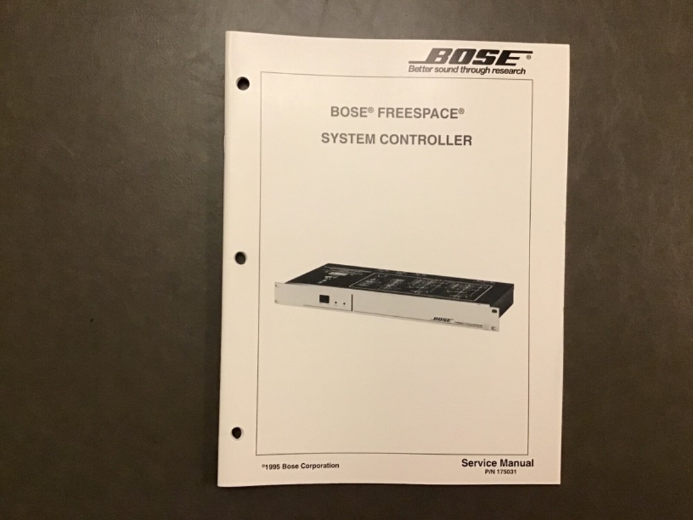Bose Service Manual Freespace System Controller original