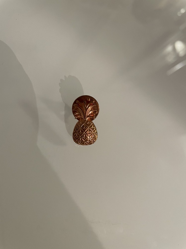 Pineapple Pin In Copper - Absolute Elyx