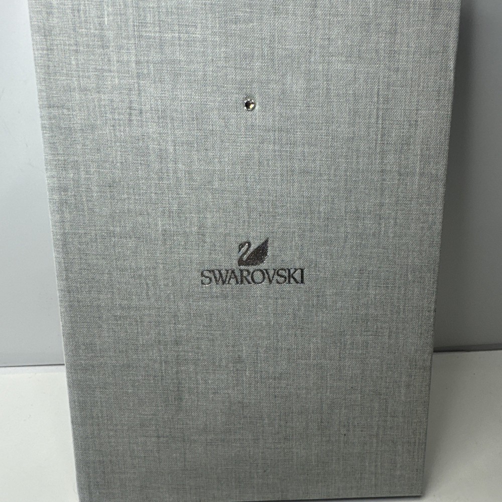 SWAROVSKI Grey Notebook/ Journal Diary In Box