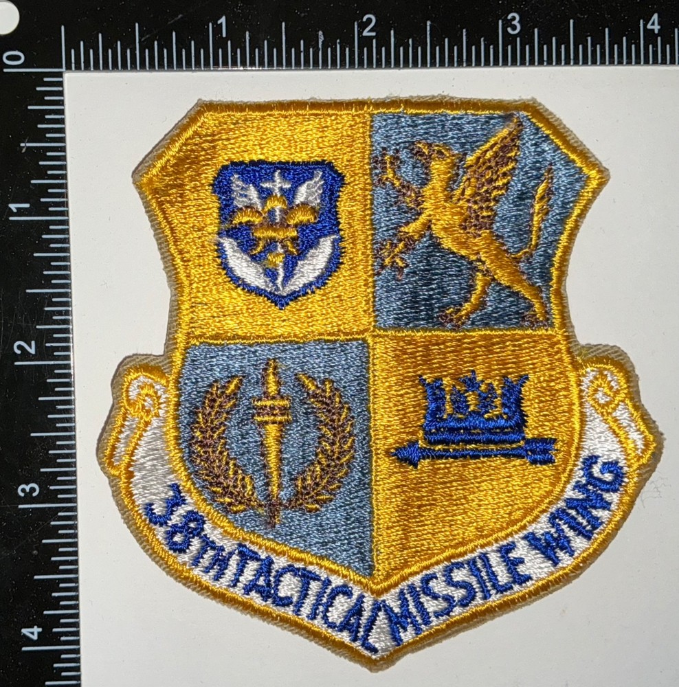 Cold War USAF US Air Force 38th Tactical Missile Wing Patch
