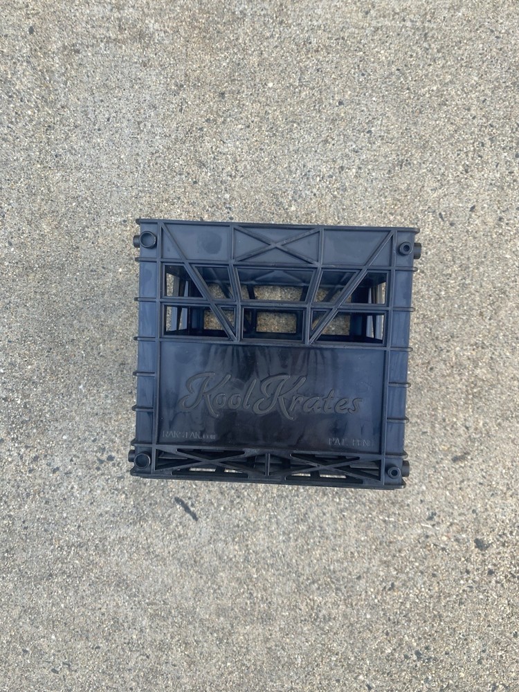 AC/DC KOOL KRATE Crate Only Black 5" CD Storage Crates