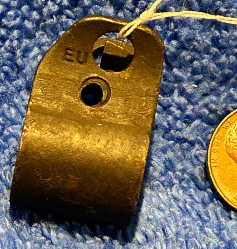 M1 CARBINE Front SIGHT Marked E U  WII Type 2 Underwood