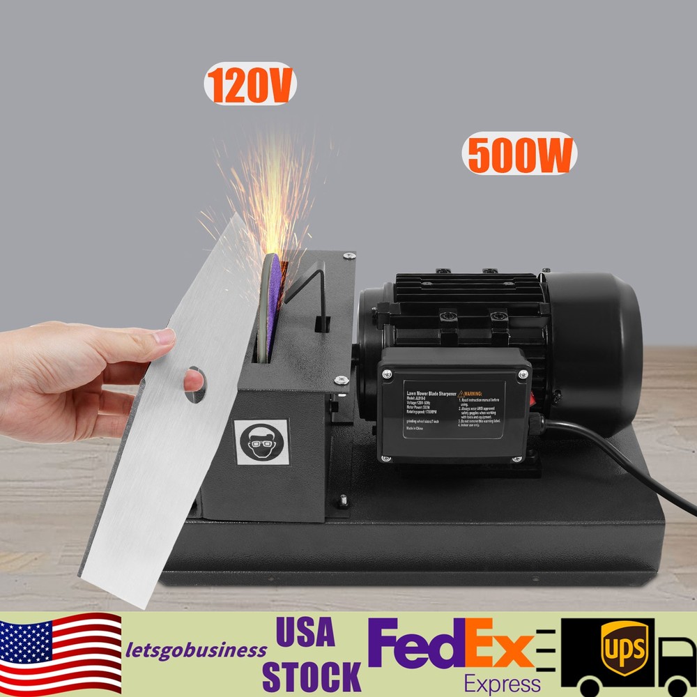 1700 RPM Lawn Mower Blade Sharpener Blade Sharpening Blade Grinding Machine